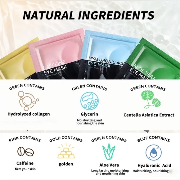 Under Eye Mask Combo - 40 Pairs NIB - Picture 2 of 4